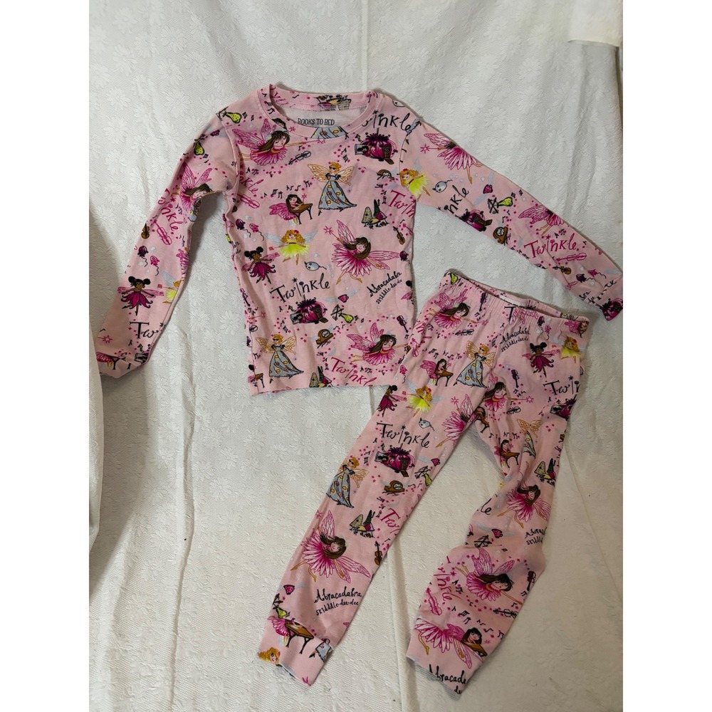 Books To Bed Girls CoquetteFairycore Whimsical Princess Ballerina Cotton Pajama